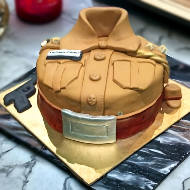 Police-Uniform-Theme-Cake